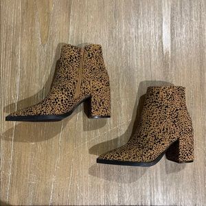 Cheetah booties
